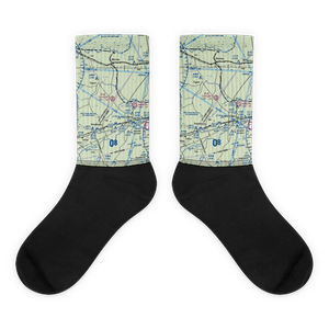 Cuyler Field (FD27) VFR Sectional Socks