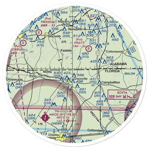Kirkland Airport (FD26) VFR Sectional Sticker (30 mile)