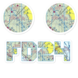 Southern Fruit Groves Airport (FD24) VFR Sectional Sticker Pack