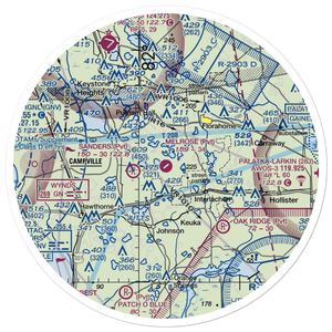 Melrose Landing Airport (FD22) VFR Sectional Sticker (30 mile)