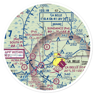 Sundance Farms Airport (FD20) VFR Sectional Sticker (20 mile)