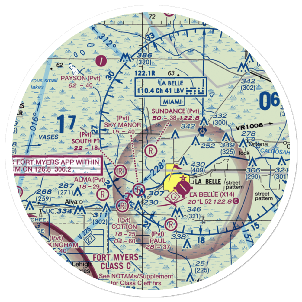 Sundance Farms Airport (FD20) VFR Sectional Sticker (30 mile) 