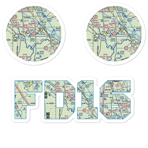 Flying C Farm Airport (FD16) VFR Sectional Sticker Pack