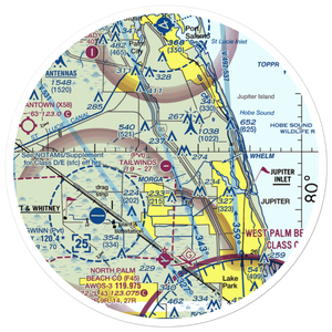Tailwinds Airport (FD15) VFR Sectional Sticker (30 mile)