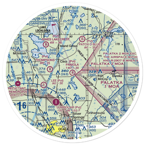 Paniola Air Ranch Airport (FD14) VFR Sectional Sticker (30 mile)