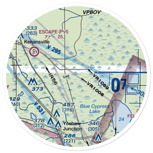 Rlm Farms Airport (FD09) VFR Sectional Sticker (20 mile)