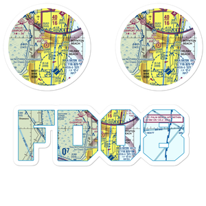 Antiquers Aerodrome (FD08) VFR Sectional Sticker Pack