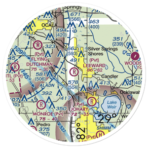 Leeward Air Ranch Airport (FD04) VFR Sectional Sticker (20 mile)