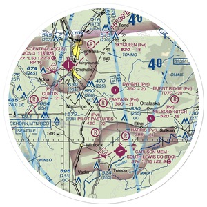 Fantasy Field Airstrip (FA99) VFR Sectional Sticker (30 mile)