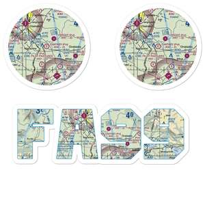 Fantasy Field Airstrip (FA99) VFR Sectional Sticker Pack
