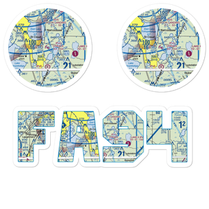 ONeals Seaplane Base (FA94) VFR Sectional Sticker Pack