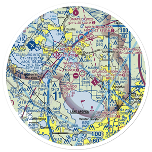 Orlando North Airpark (FA83) VFR Sectional Sticker (30 mile)