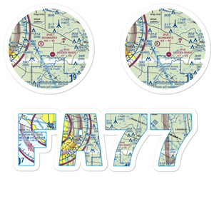 Lowe's Airport (FA77) VFR Sectional Sticker Pack