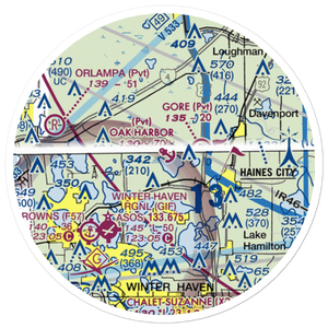 Oak Harbor Seaplane Base (FA73) VFR Sectional Sticker (20 mile)