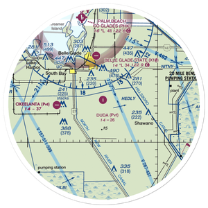 Duda Airstrip (FA69) VFR Sectional Sticker (30 mile)
