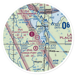 Vince's Condominium Association Airport (FA60) VFR Sectional Sticker (20 mile)