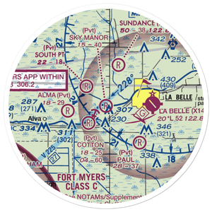 Sky Manor Airport (FA51) VFR Sectional Sticker (20 mile)