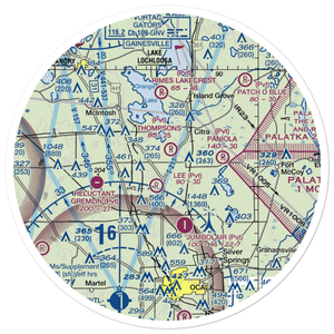Wings-N-Wheels Airport (FA50) VFR Sectional Sticker (30 mile)