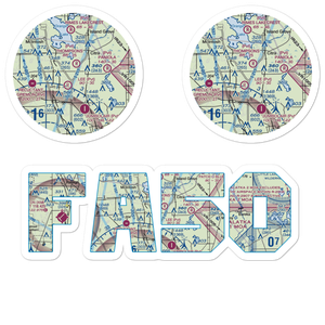 Wings-N-Wheels Airport (FA50) VFR Sectional Sticker Pack