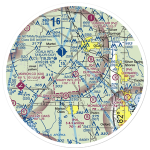 Shady International Airport (FA49) VFR Sectional Sticker (30 mile)