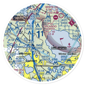 Henderson Field (FA46) VFR Sectional Sticker (20 mile)