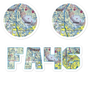 Henderson Field (FA46) VFR Sectional Sticker Pack