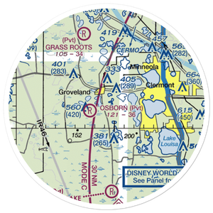 Sheets Airport (FA42) VFR Sectional Sticker (20 mile)