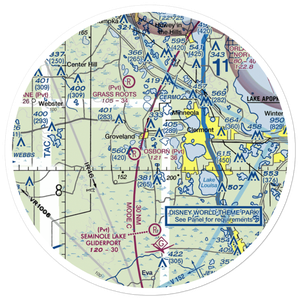 Sheets Airport (FA42) VFR Sectional Sticker (30 mile)