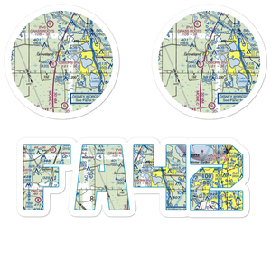 Sheets Airport (FA42) VFR Sectional Sticker Pack