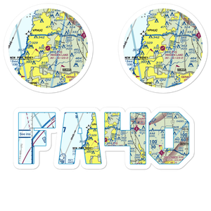 Hidden Lake Airport (FA40) VFR Sectional Sticker Pack