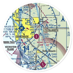 Wing South Airpark (FA37) VFR Sectional Sticker (20 mile)
