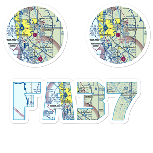 Wing South Airpark (FA37) VFR Sectional Sticker Pack