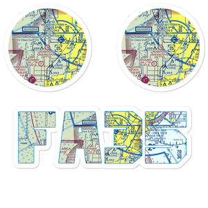 Lindbergh's Landing Airport (FA35) VFR Sectional Sticker Pack