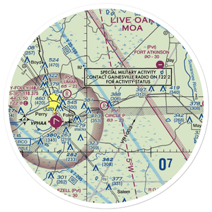 Circle P Airport (FA32) VFR Sectional Sticker (30 mile)