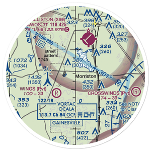 Redtail Airstrip (FA30) VFR Sectional Sticker (20 mile)