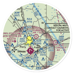 Lumar Field (FA29) VFR Sectional Sticker (20 mile)