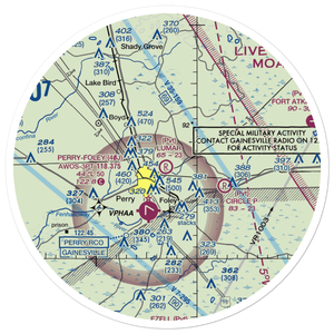 Lumar Field (FA29) VFR Sectional Sticker (30 mile)