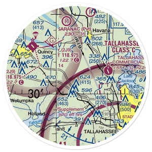 Dogwood Farm Airport (FA26) VFR Sectional Sticker (20 mile)