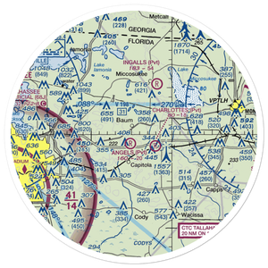 Black Creek Pass Airport (FA25) VFR Sectional Sticker (30 mile)