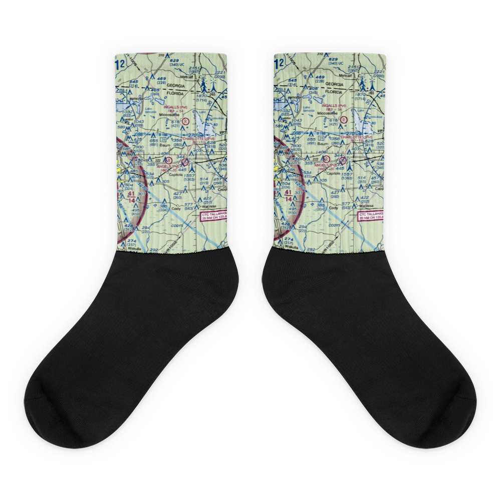 Black Creek Pass Airport (FA25) VFR Sectional Socks 