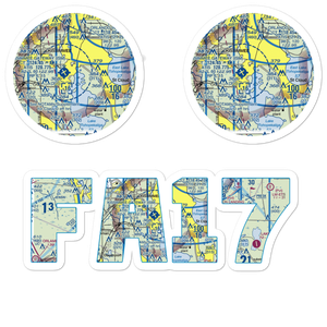 Kissimmee Seaplane Base (FA17) VFR Sectional Sticker Pack