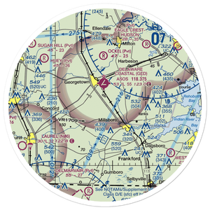 Josephs Airport (DE49) VFR Sectional Sticker (30 mile)