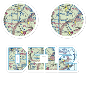 Owens Field (DE12) VFR Sectional Sticker Pack