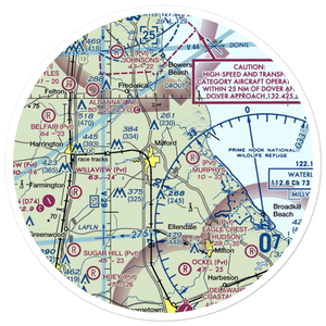 Drummond Airport (DE11) VFR Sectional Sticker (30 mile)