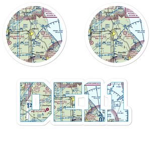 Drummond Airport (DE11) VFR Sectional Sticker Pack