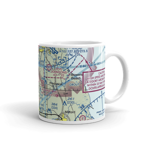 Doyle's Airport (DE00) VFR Sectional  Mug