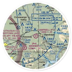 Campbell Field (85NK) VFR Sectional Sticker (20 mile)