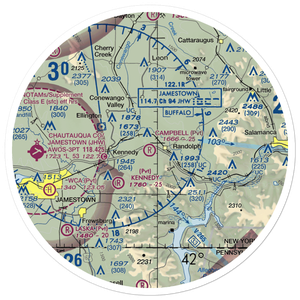 Campbell Field (85NK) VFR Sectional Sticker (30 mile)