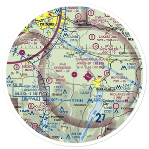 Creekside Airport (NY95) VFR Sectional Sticker (30 mile)