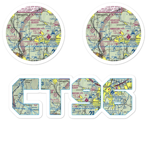 Green Acres Airport (CT96) VFR Sectional Sticker Pack
